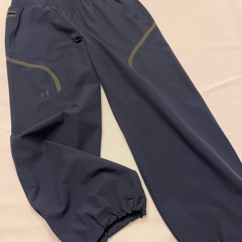 Under Armour Navy Blue Cropped Studio Pants NWOT
